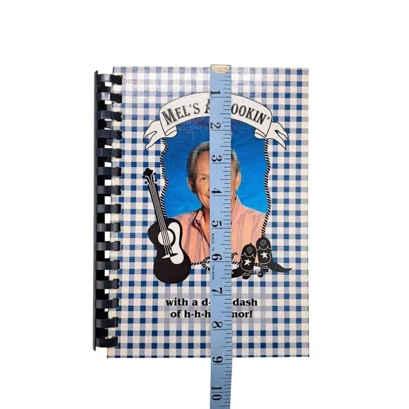 Vintage Mel's A-Cookin Cookbook Mel Tillis Recipes Stories Spiral Roy Clark 1997 - Picture 10 of 10